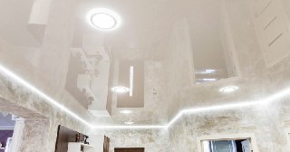 Натяжной ПВХ потолок Сызрань, цена от 2071 руб.